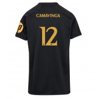 Real Madrid Eduardo Camavinga #12 Rezervni Dres za Ženska 2023-24 Kratak Rukav